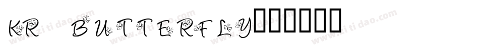 KR Butterfly字体转换